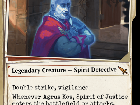 Agrus Kos, Spirit of Justice (Showcase) (Invisible Ink) [Murders at Karlov Manor] Cheap