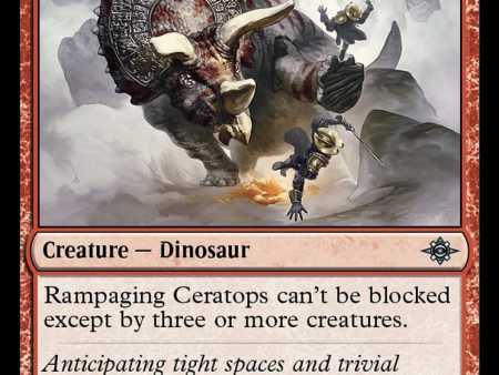 Rampaging Ceratops [The Lost Caverns of Ixalan] on Sale