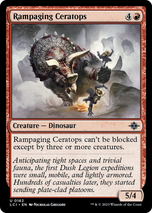 Rampaging Ceratops [The Lost Caverns of Ixalan] on Sale