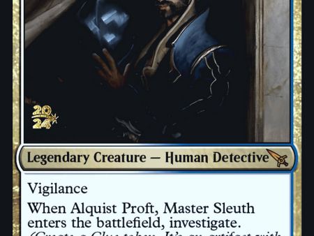 Alquist Proft, Master Sleuth [Murders at Karlov Manor Prerelease Promos] For Discount