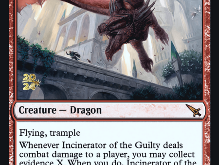 Incinerator of the Guilty [Murders at Karlov Manor Prerelease Promos] Cheap