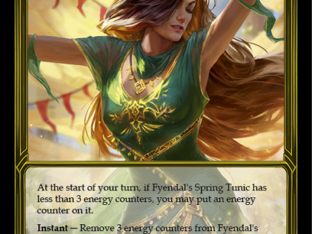 Fyendal s Spring Tunic [FAB001-P] (Promo)  1st Edition Cold Foil - Golden Supply