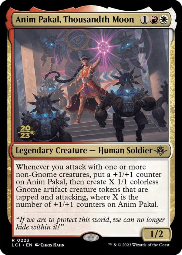 Anim Pakal, Thousandth Moon [The Lost Caverns of Ixalan Prerelease Cards] Discount