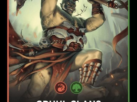 Gruul Clans Theme Card [Ravnica: Clue Edition Tokens] Hot on Sale