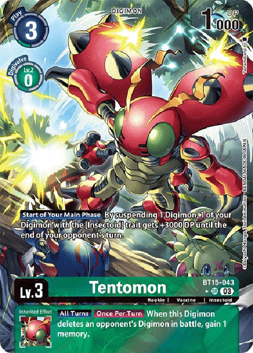 Tentomon [BT15-043] (Alternate Art) [Exceed Apocalypse] on Sale