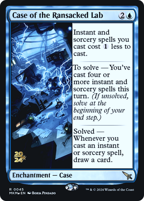 Case of the Ransacked Lab [Murders at Karlov Manor Prerelease Promos] For Discount