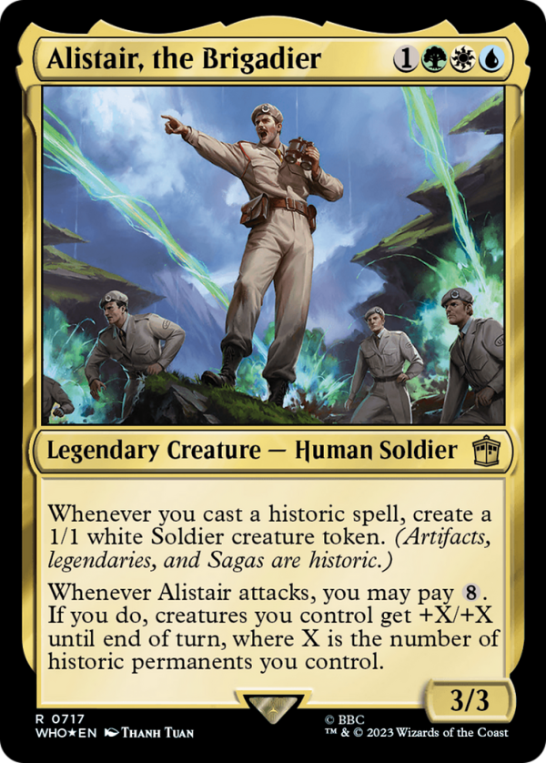 Alistair, the Brigadier (Surge Foil) [Doctor Who] For Discount