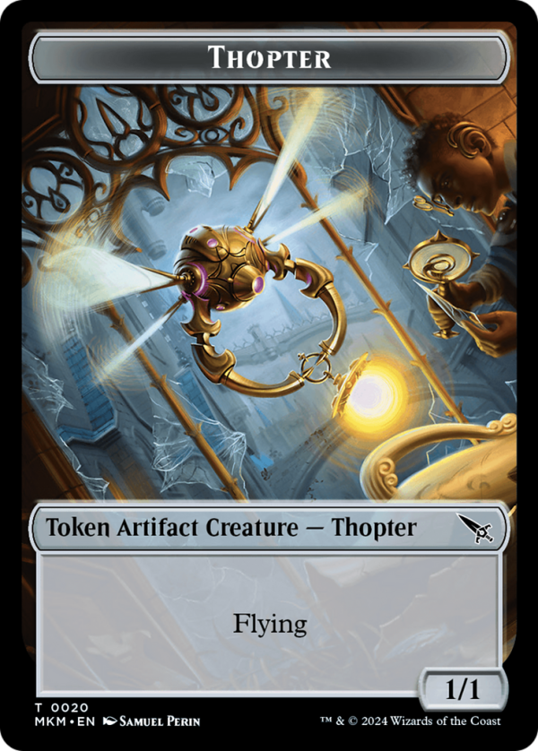 Thopter Token (0020) [Murders at Karlov Manor Tokens] For Discount