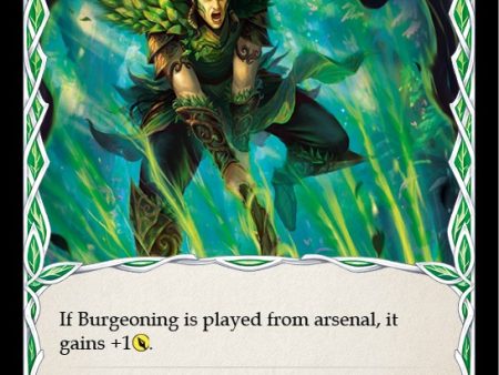 Burgeoning (Red) [BRI017] (Tales of Aria Briar Blitz Deck)  1st Edition Normal For Sale