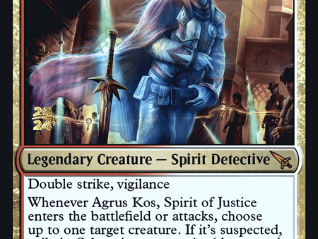 Agrus Kos, Spirit of Justice [Murders at Karlov Manor Prerelease Promos] Online Hot Sale