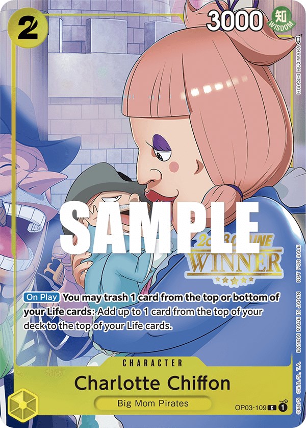 Charlotte Chiffon (Online Regional 2023) [Winner] [One Piece Promotion Cards] Supply