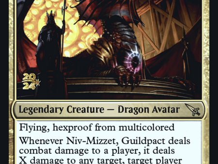 Niv-Mizzet, Guildpact [Murders at Karlov Manor Prerelease Promos] For Discount