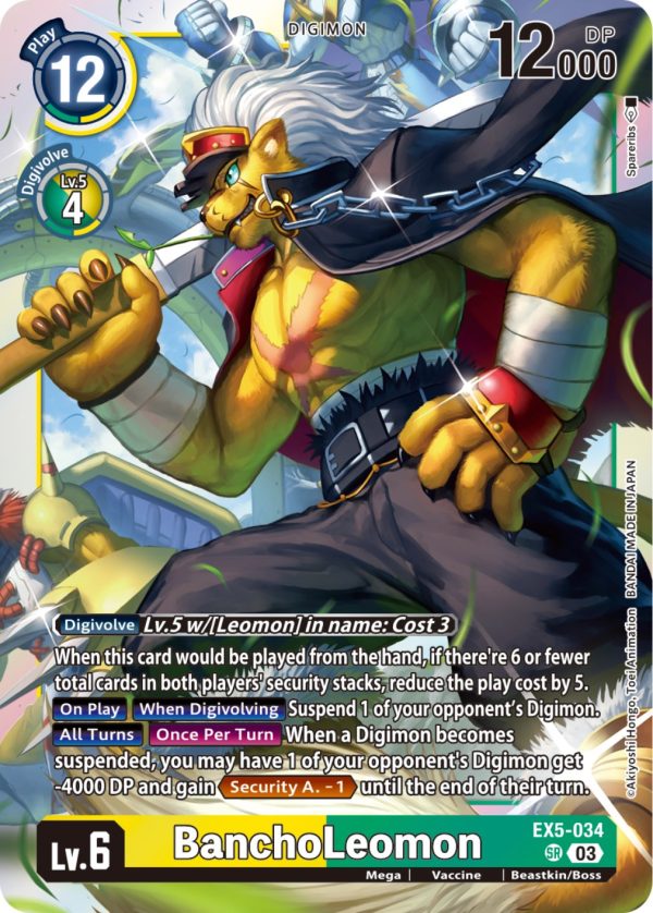 BanchoLeomon [EX5-034] [Animal Colosseum] For Sale