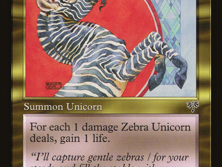 Zebra Unicorn [The List] Online Sale