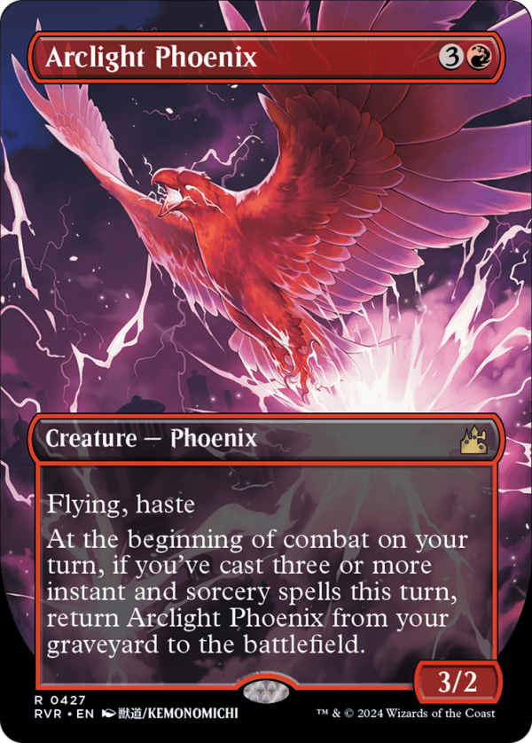 Arclight Phoenix (Anime Borderless) [Ravnica Remastered] Hot on Sale