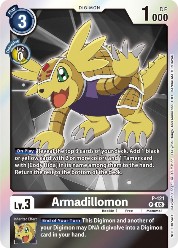 Armadillomon [P-121] (Tamer Party Pack -The Beginning- Ver. 2.0) [Promotional Cards] Cheap