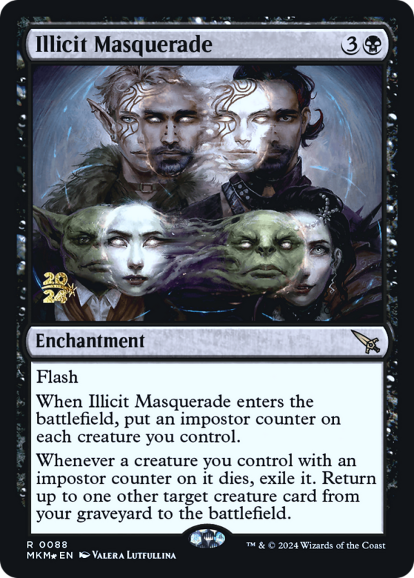 Illicit Masquerade [Murders at Karlov Manor Prerelease Promos] Fashion