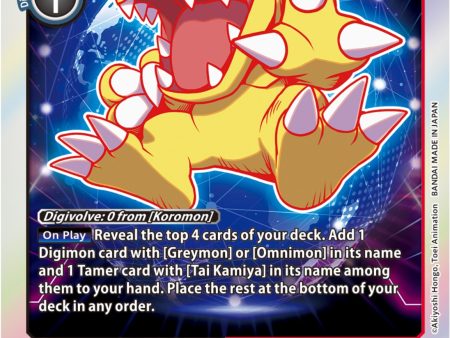 Agumon [BT12-059] (Official Tournament Pack Vol.11) [Across Time] Discount