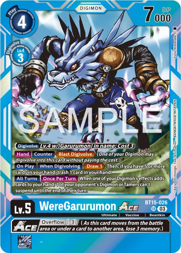 WereGarurumon Ace [BT15-026] [Exceed Apocalypse] For Cheap