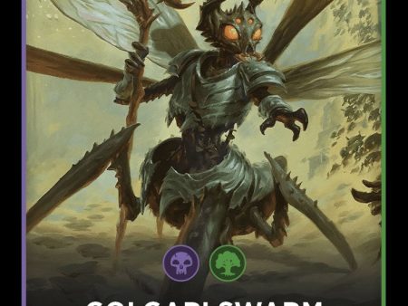 Golgari Swarm Theme Card [Ravnica: Clue Edition Tokens] Cheap