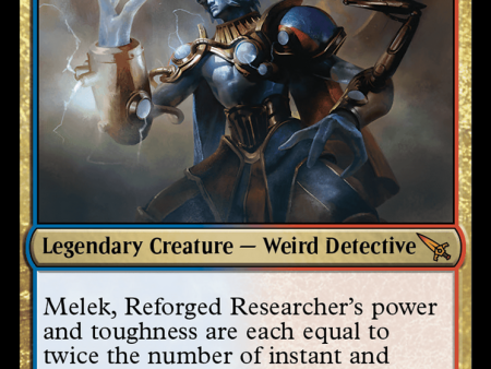 Melek, Reforged Researcher [Murders at Karlov Manor Prerelease Promos] Supply