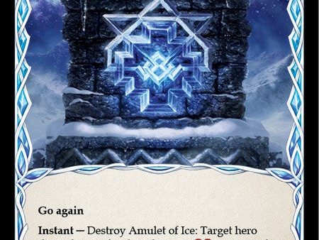 Amulet of Ice (Blue) [OLD018] (Tales of Aria Oldhim Blitz Deck)  1st Edition Normal Online now