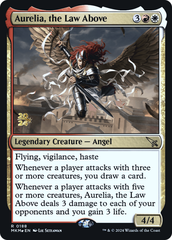 Aurelia, the Law Above [Murders at Karlov Manor Prerelease Promos] Discount