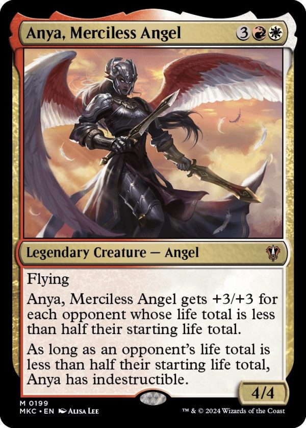 Anya, Merciless Angel [Murders at Karlov Manor Commander] Hot on Sale