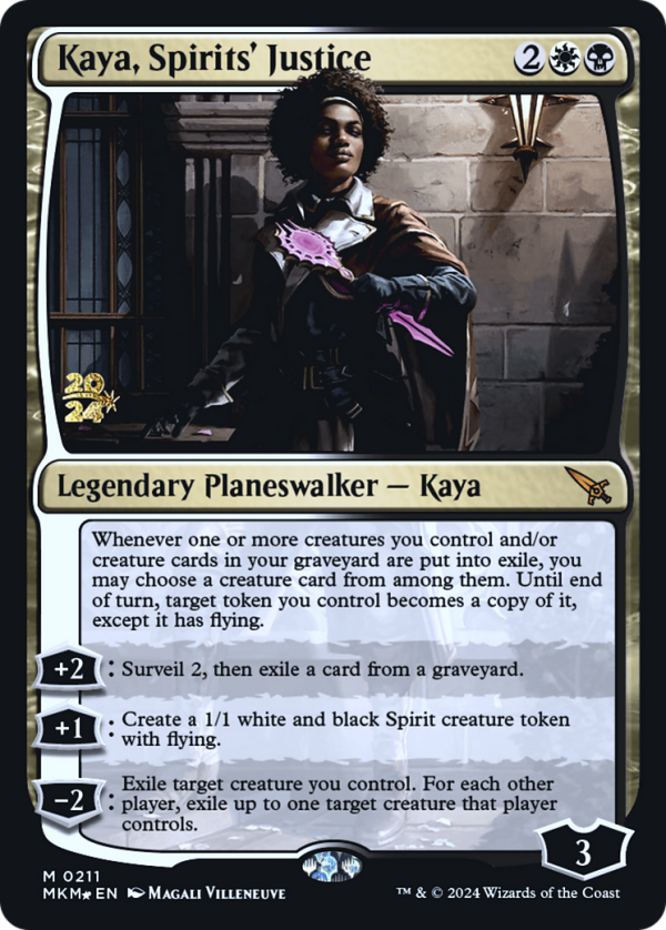 Kaya, Spirits  Justice [Murders at Karlov Manor Prerelease Promos] Fashion