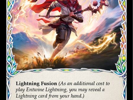 Entwine Lightning (Red) [LXI013] (Tales of Aria Lexi Blitz Deck)  1st Edition Normal Online