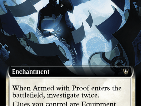 Armed with Proof (Extended Art) [Murders at Karlov Manor Commander] Discount