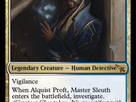 Alquist Proft, Master Sleuth (Promo Pack) [Murders at Karlov Manor Promos] Sale