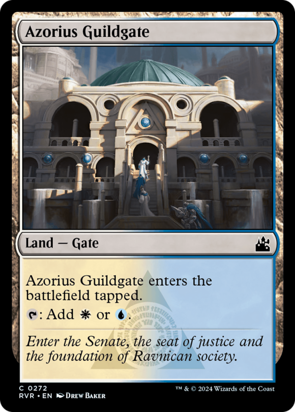 Azorius Guildgate [Ravnica Remastered] Online Sale