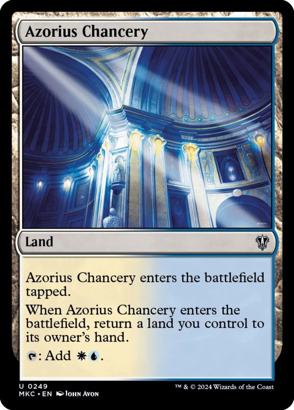 Azorius Chancery [Murders at Karlov Manor Commander] Cheap