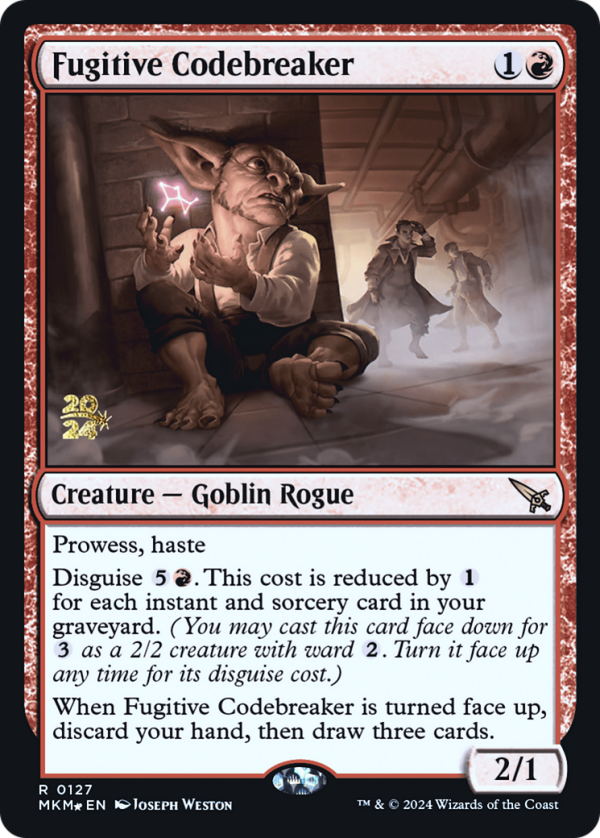 Fugitive Codebreaker [Murders at Karlov Manor Prerelease Promos] For Discount