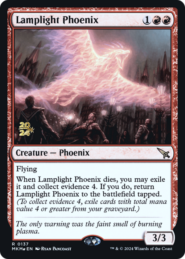 Lamplight Phoenix [Murders at Karlov Manor Prerelease Promos] Sale