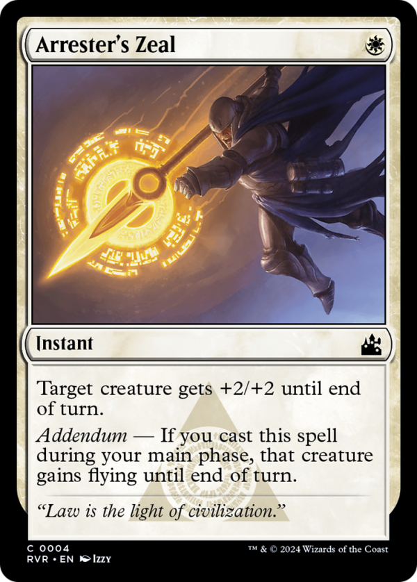 Arrester s Zeal [Ravnica Remastered] Online Hot Sale