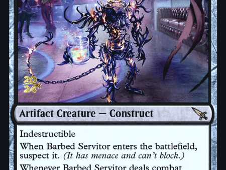 Barbed Servitor [Murders at Karlov Manor Prerelease Promos] Fashion