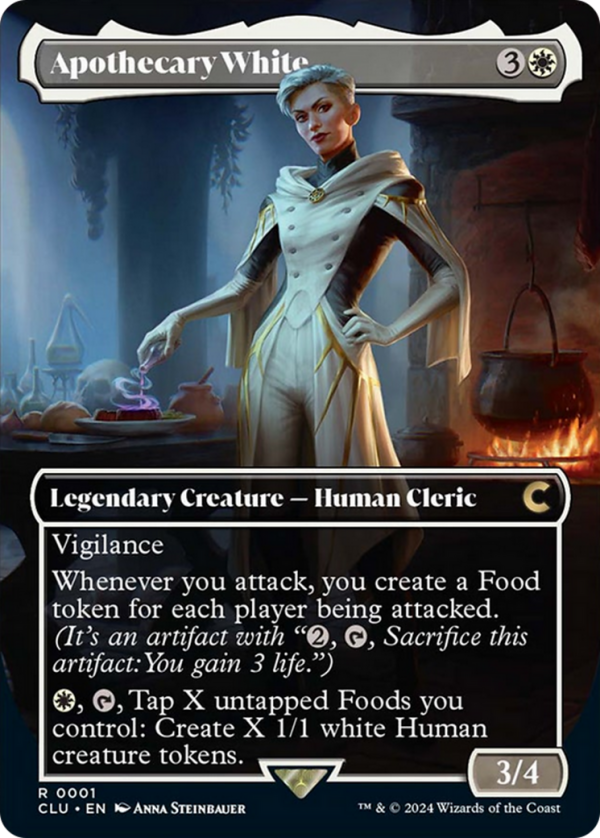 Apothecary White (Borderless) [Ravnica: Clue Edition] Online