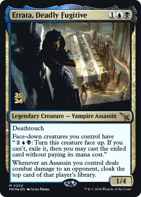 Etrata, Deadly Fugitive [Murders at Karlov Manor Prerelease Promos] Sale