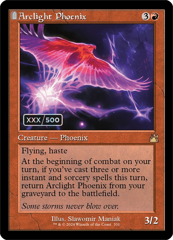 Arclight Phoenix (Retro) (Serialized) [Ravnica Remastered] Hot on Sale