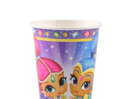 Shimmer and Shine  Paper Cups 8oz, 8pcs For Sale