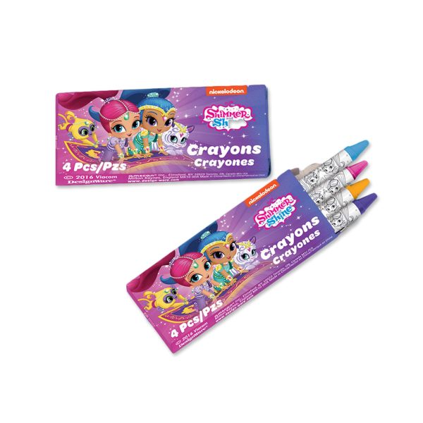 Shimmer and Shine Packaged Crayons 12packs For Discount