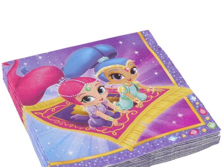 Shimmer and Shine Lunch Tissues 20pcs Supply