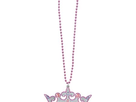 Birthday Princess Plastic Bling Necklace For Discount