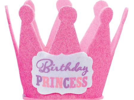 Birthday Princess Mini Glitter Hat For Sale