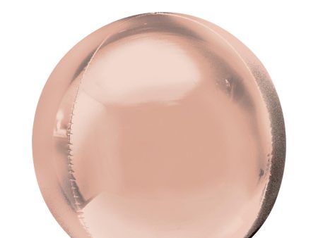 Rose Gold Orbz Jumbo Balloon 53cm For Sale