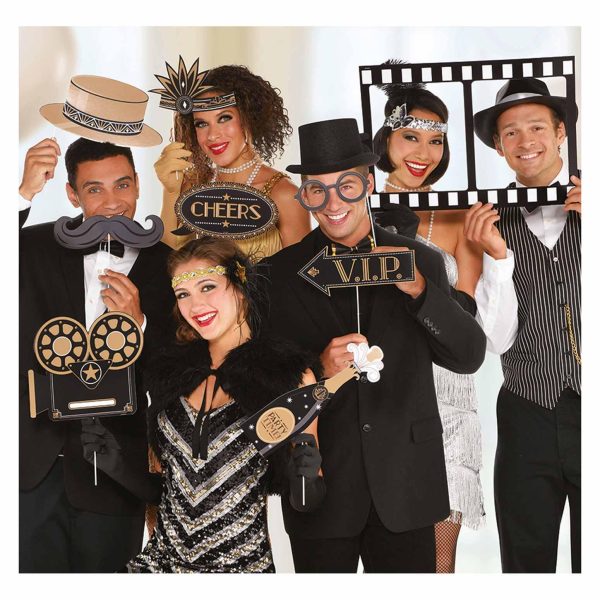 Glitz & Glam Jumbo Photo Prop Kit 12pcs Hot on Sale