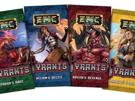 Epic Card Game: Tyrants - 4 Pack Bundle Hot on Sale