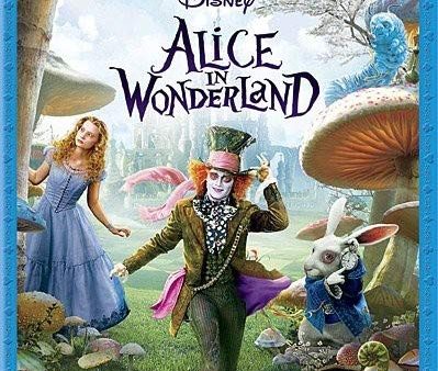 ALICE IN WONDERLAND (MOVIE)  - BLU-2010-JOHNNY DEPP-INC. DVD COPY (3 DI Online Sale